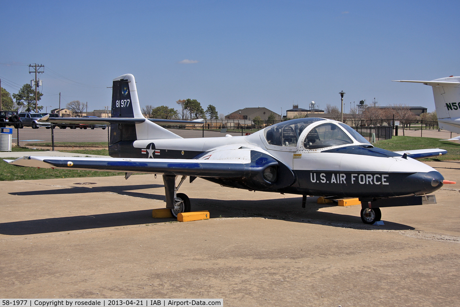 58-1977, 1958 Cessna T-37B Tweety Bird C/N 40402, Preserved