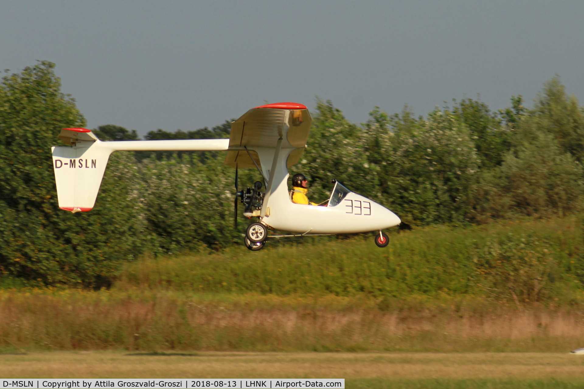 D-MSLN, Konsuprod Moskito 1b C/N 021, Nagykanizsa Airport, Hungary. 16th FAI World Microlight Championship 2018 Nagykanizsa.