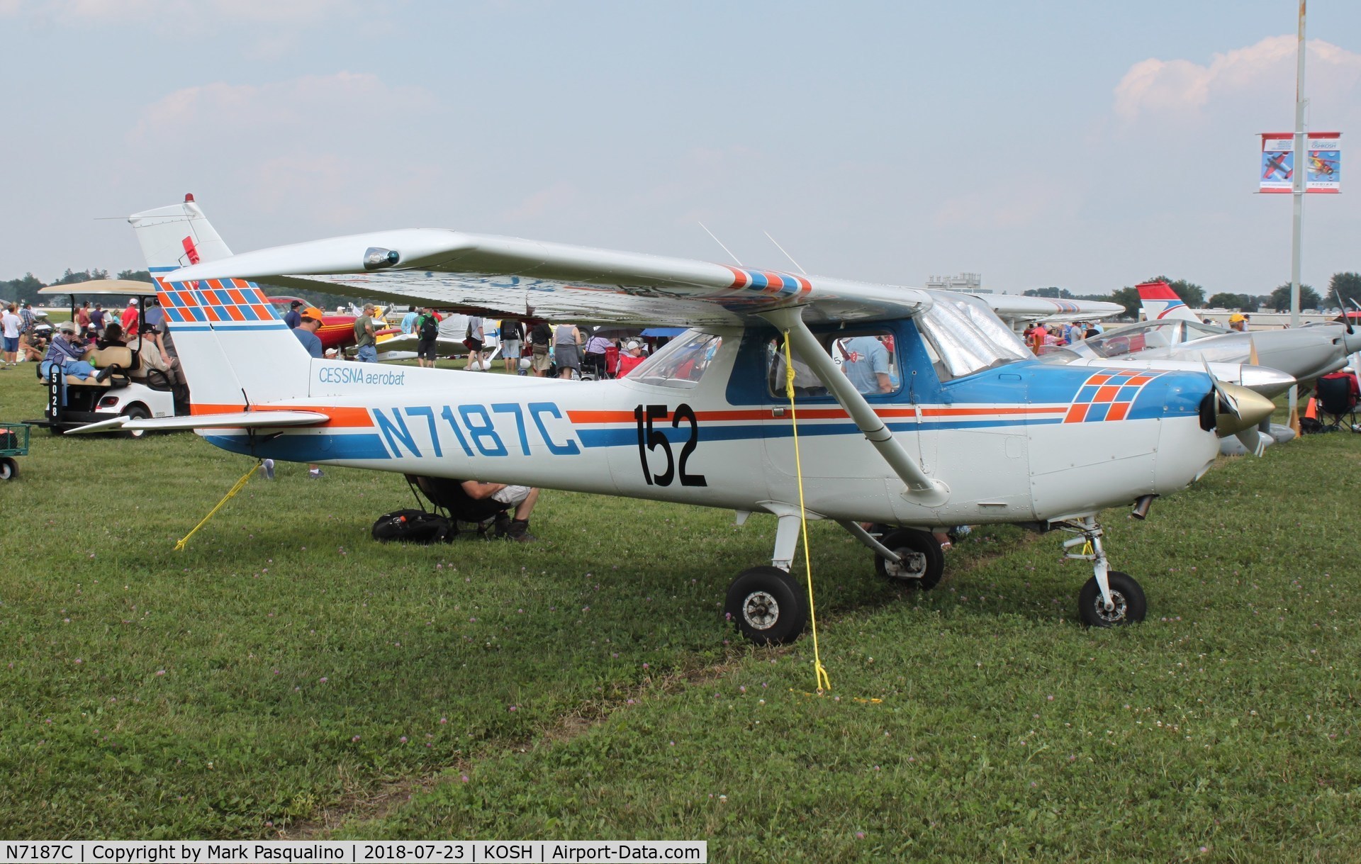 N7187C, 1973 Cessna A152 Aerobat C/N A1520681, Cessna A152