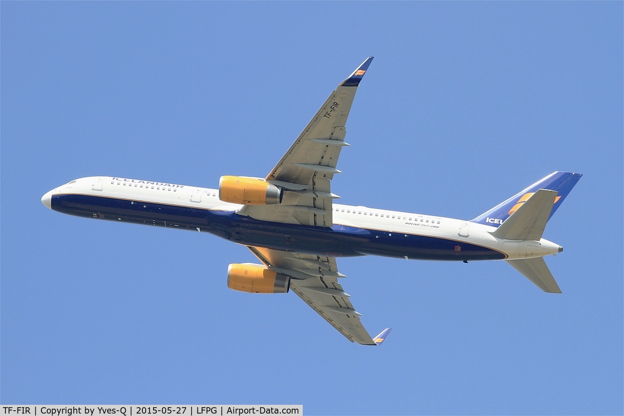 TF-FIR, 1994 Boeing 757-256 C/N 26242, Boeing 757-256, Take off rwy 27L, Roissy Charles De Gaulle airport (LFPG-CDG)