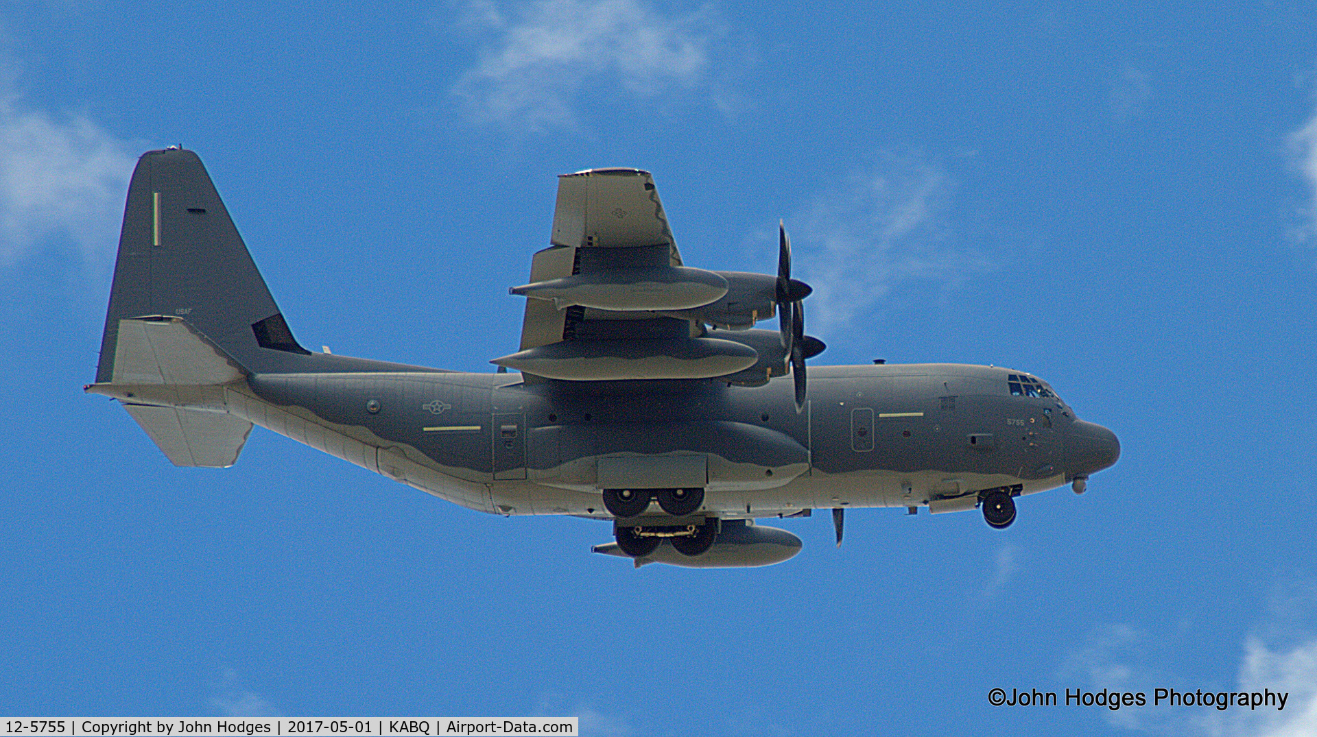 12-5755, 2014 Lockheed HC-130J Hercules C/N 382-5755, Playing around Kirtland