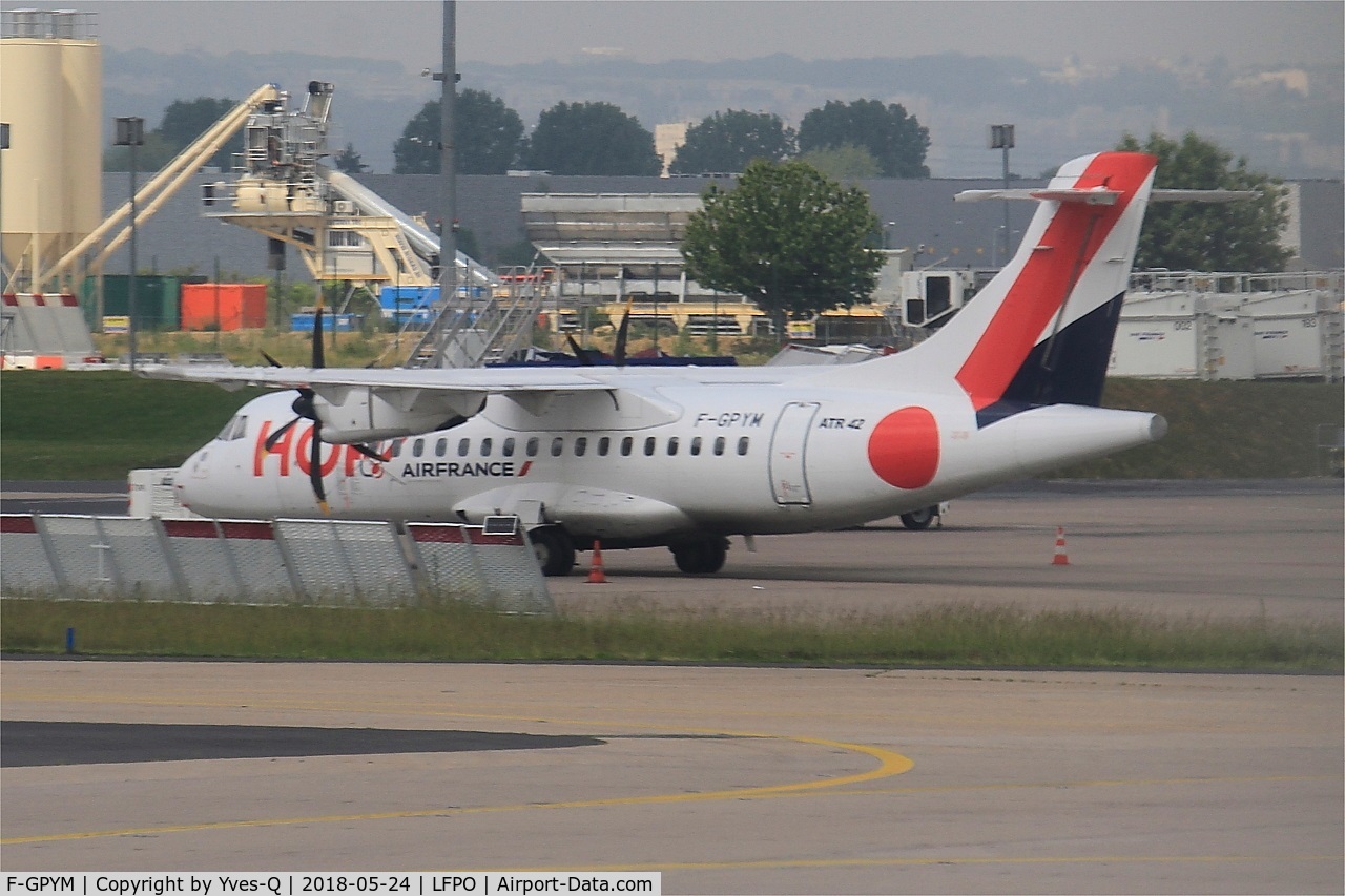 F-GPYM, 1997 ATR 42-500 C/N 520, ATR 42-500, Parked, Paris-Orly Airport (LFPO-ORY)