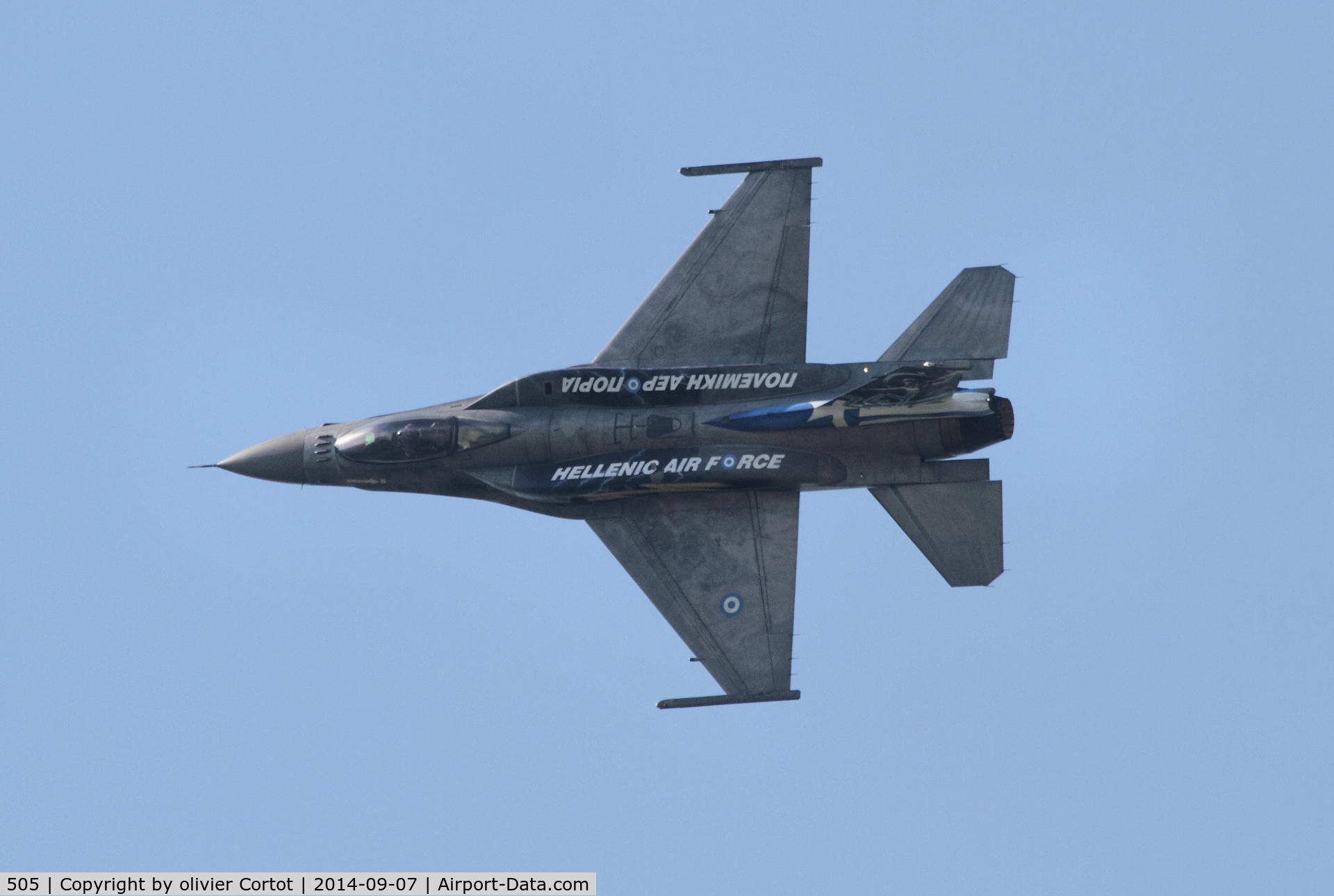 505, General Dynamics F-16C Fighting Falcon C/N XK-6, Air 14 airshow, Payerne