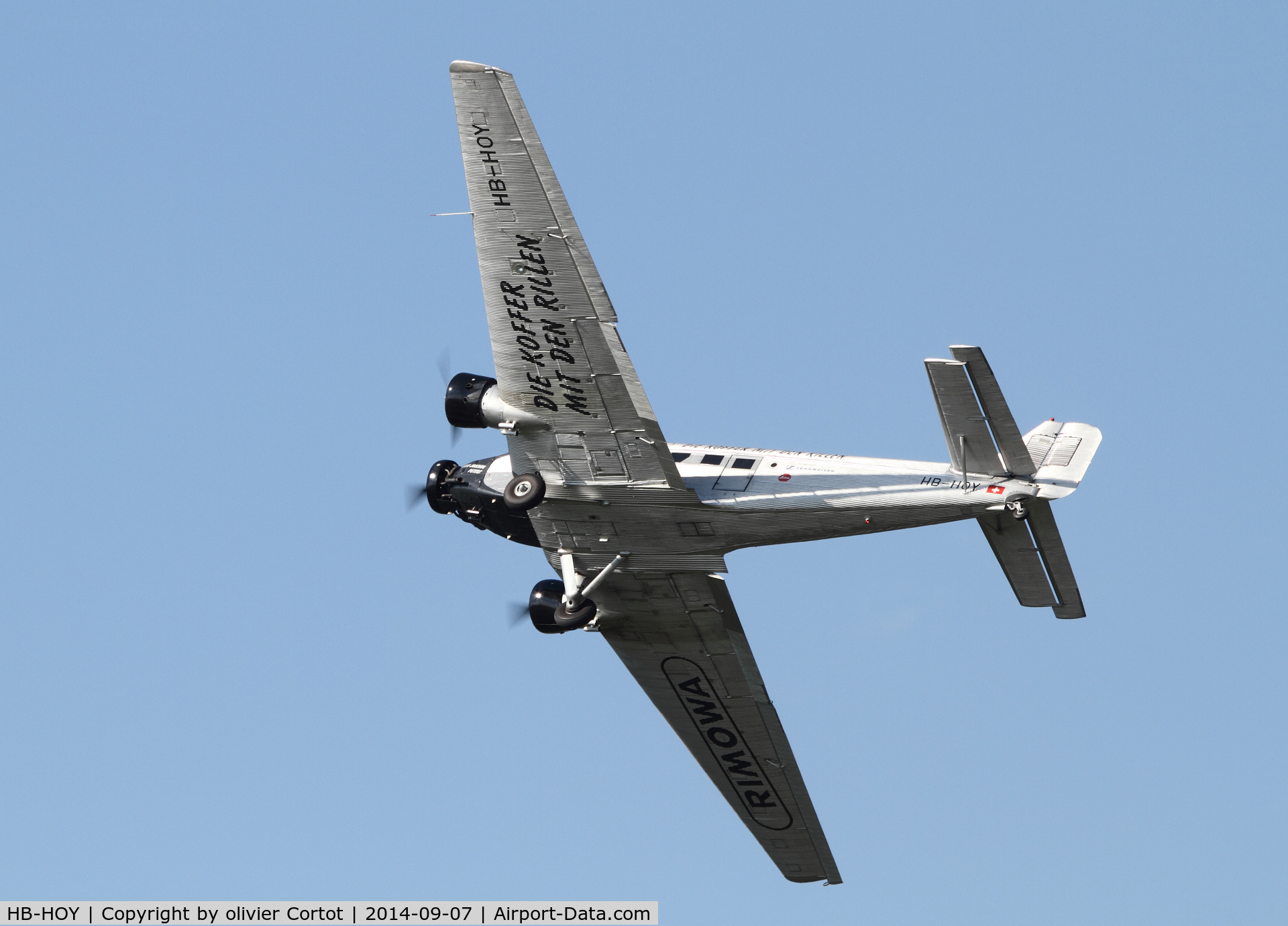 HB-HOY, 1949 Junkers (CASA) 352A-3 (Ju-52) C/N 96, Air 14