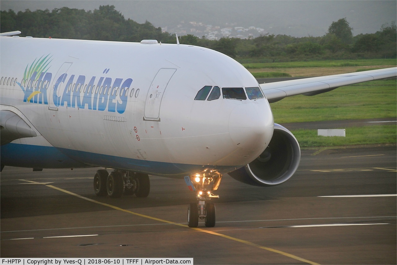 F-HPTP, 2011 Airbus A330-323X C/N 1265, Airbus A330-323X, Taxiing to boarding area, Martinique-Aimé-Césaire airport (TFFF-FDF)