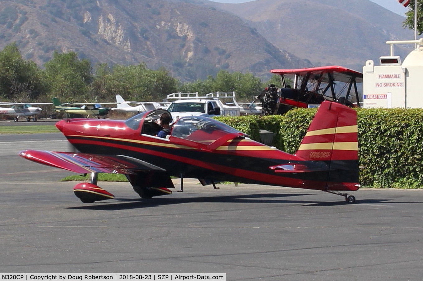 N320CP, 2015 Vans RV-7 C/N 72661, 2015 Williston VANs RV-7, Lycoming O-360-A1A 180 Hp, at Fuel Dock