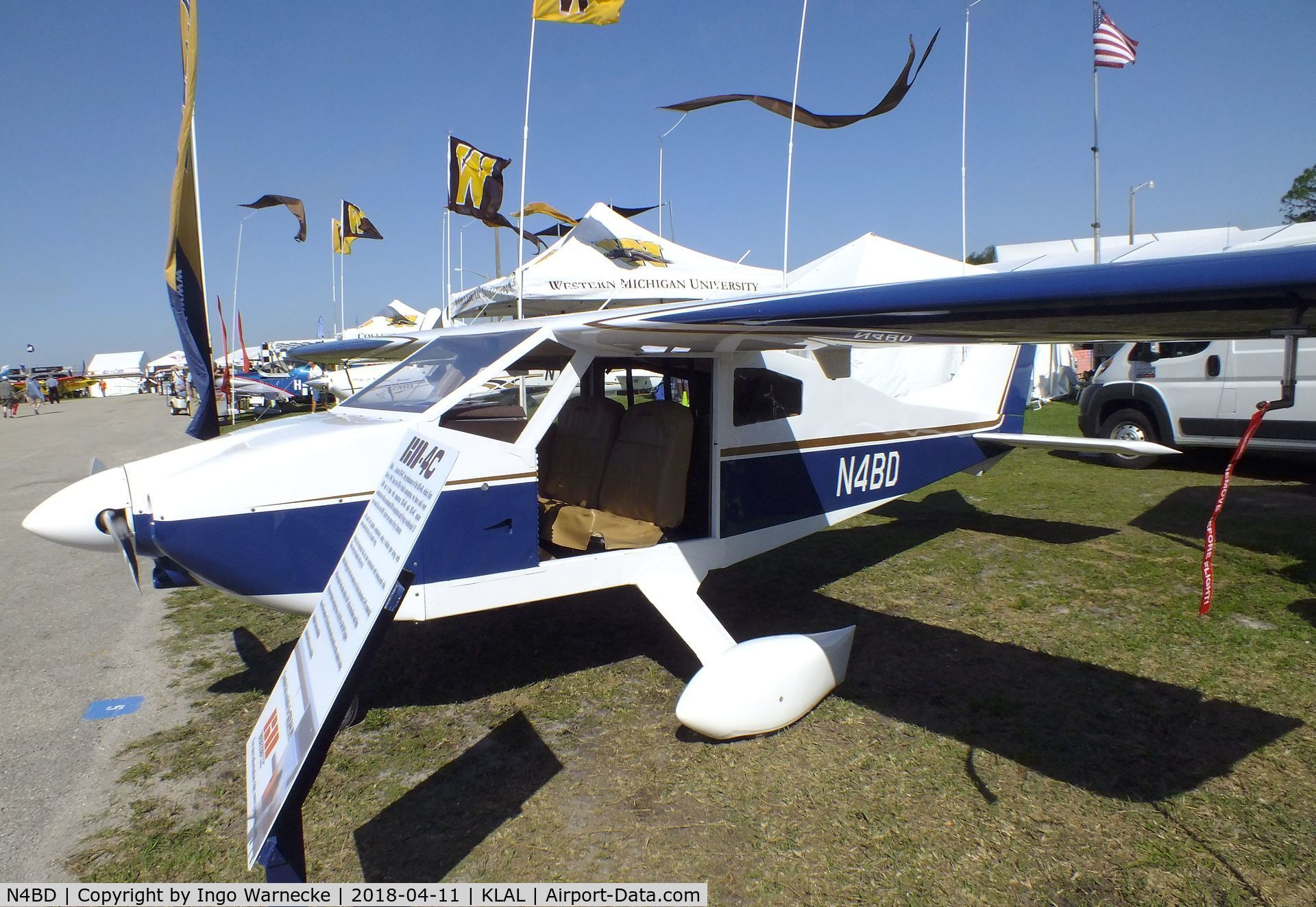 N4BD, 1975 Bede BD-4 C/N 800, Bede BD-4 at 2018 Sun 'n Fun, Lakeland FL