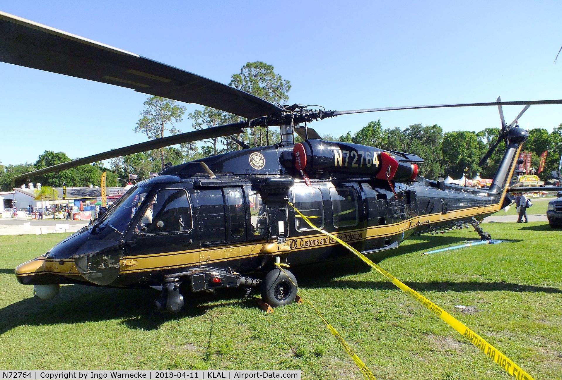 N72764, 2008 Sikorsky UH-60M Black Hawk C/N 70-3429, Sikorsky UH-60M Black Hawk of US Customs and Border Protection at 2018 Sun 'n Fun, Lakeland FL
