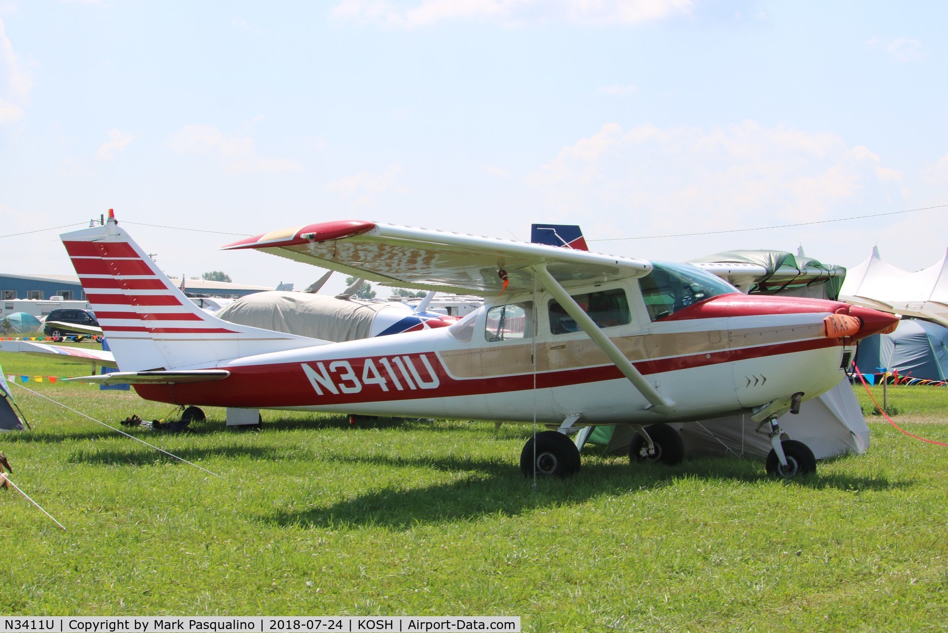 N3411U, 1963 Cessna 182F Skylane C/N 18254811, Cessna 182F