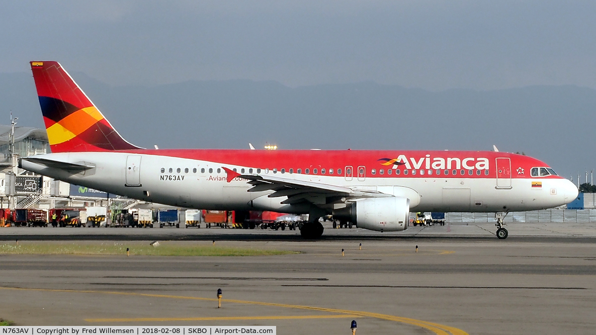 N763AV, Airbus A320-214 C/N 4763, AVIANCA