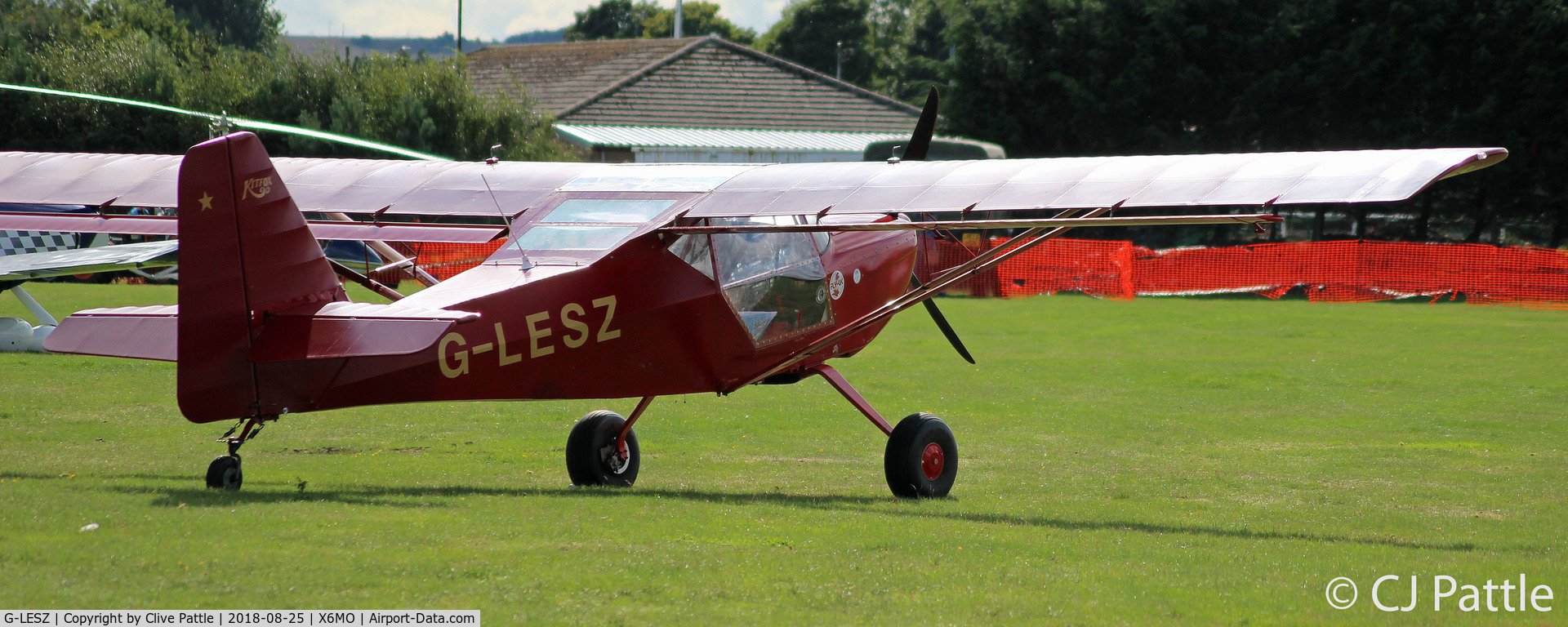 G-LESZ, 2003 Skystar Kitfox Series 5 C/N PFA 172C-12822, Present at the Montrose Air Station Heritage Centre light aircraft fly-in held on 25th August 2018.