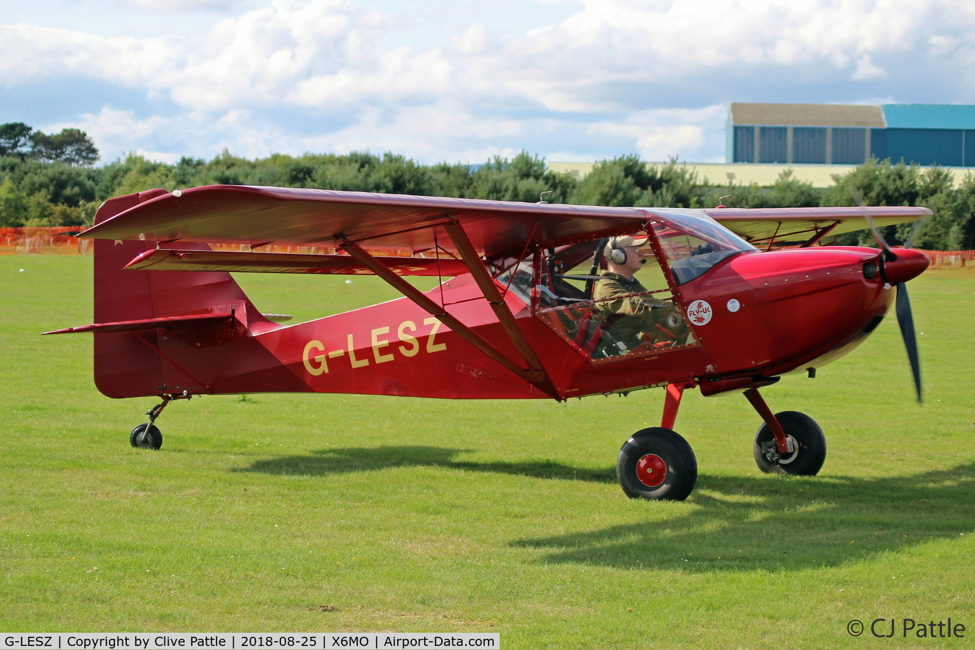G-LESZ, 2003 Skystar Kitfox Series 5 C/N PFA 172C-12822, Present at the Montrose Air Station Heritage Centre light aircraft fly-in held on 25th August 2018.