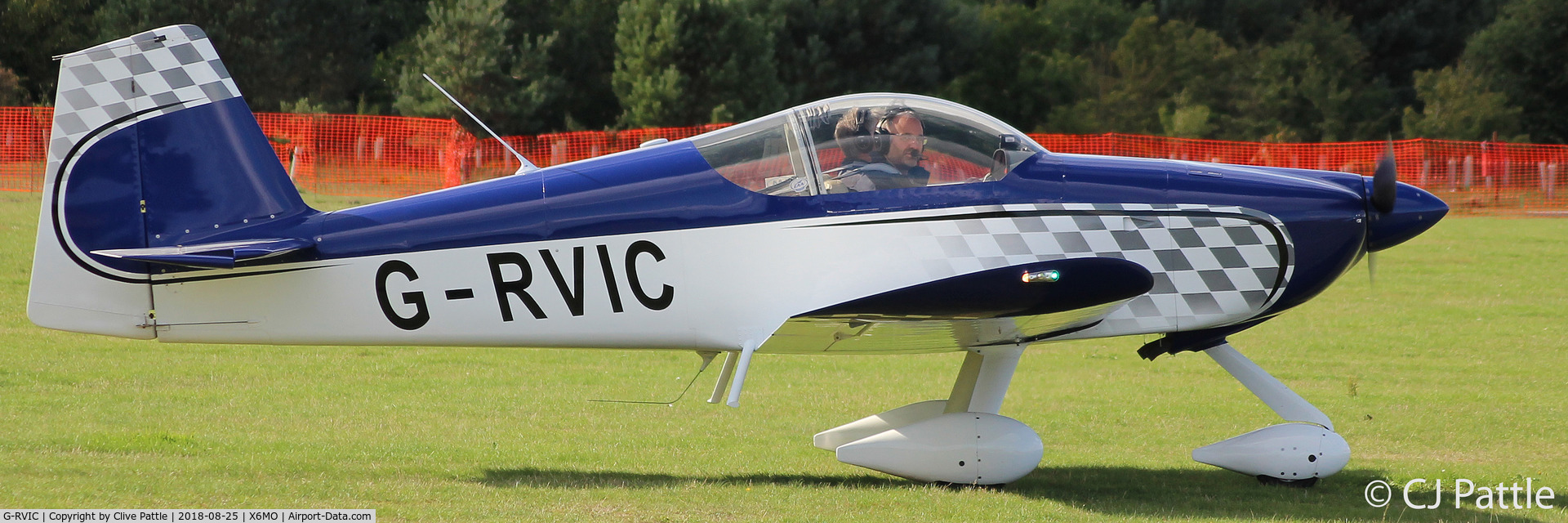 G-RVIC, 2004 Vans RV-6A C/N PFA 181-13319, Present at the Montrose Air Station Heritage Centre light aircraft fly-in held on 25th August 2018.