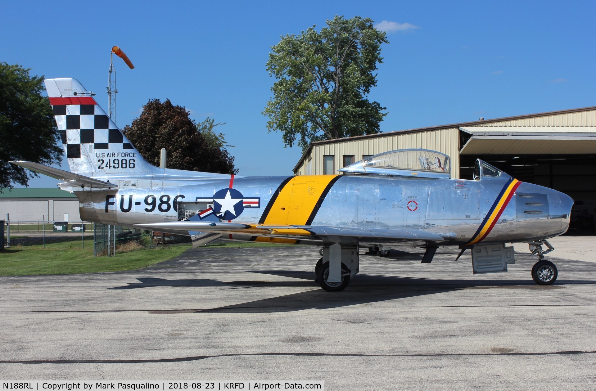 N188RL, 1952 North American F-86F Sabre C/N 191-682, North American F-86F