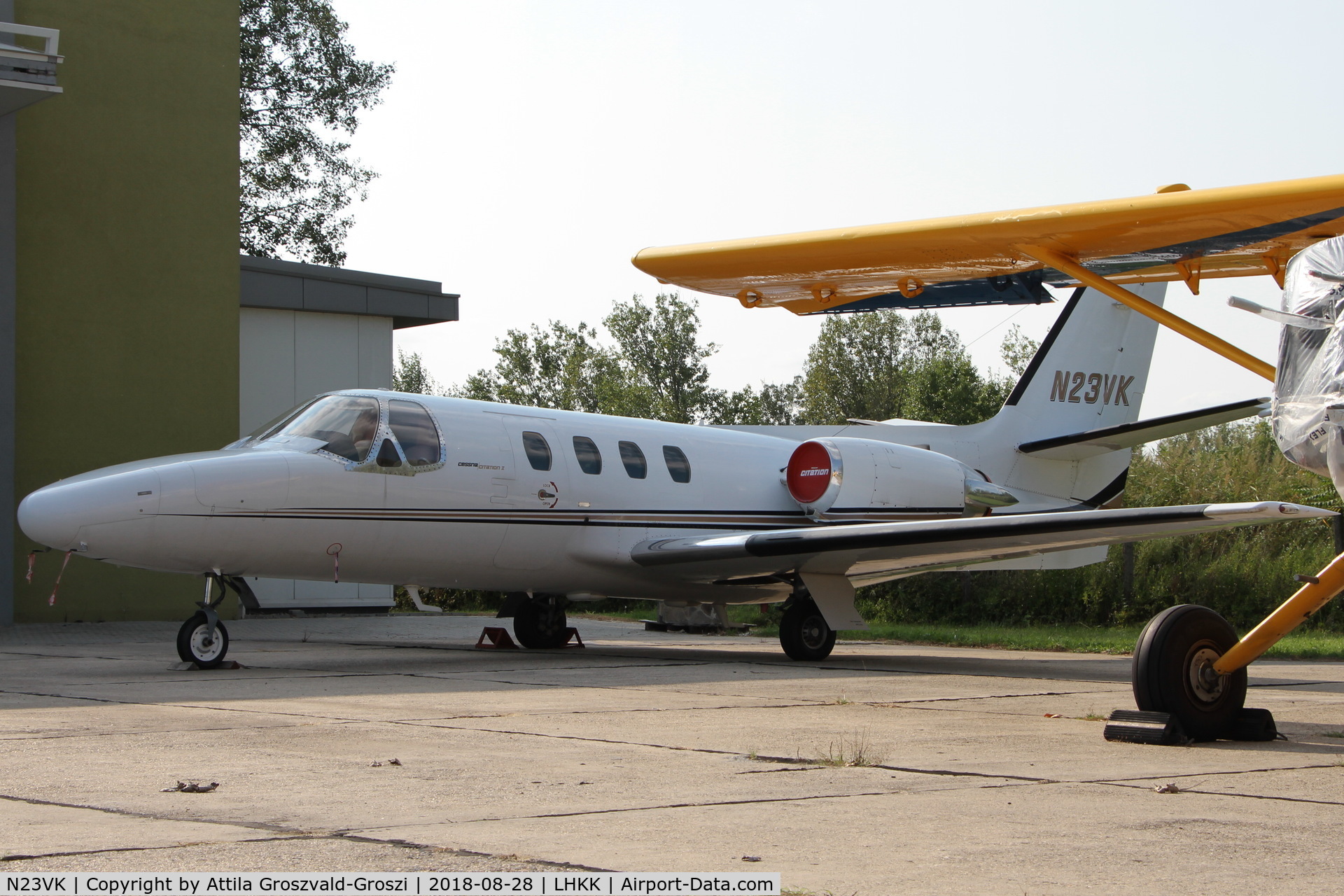 N23VK, 1980 Cessna 501 Citation I/SP C/N 501-0175, LHKK - Kiskunlacháza Airport, Hungary