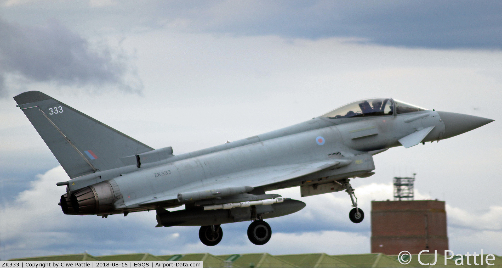 ZK333, 2012 Eurofighter EF-2000 Typhoon FGR4 C/N BS094, Active at Lossiemouth coded 333