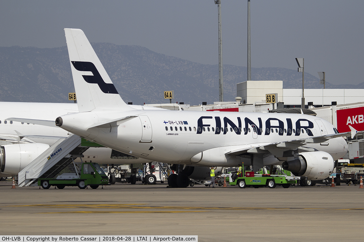 OH-LVB, 1999 Airbus A319-112 C/N 1107, Antalya