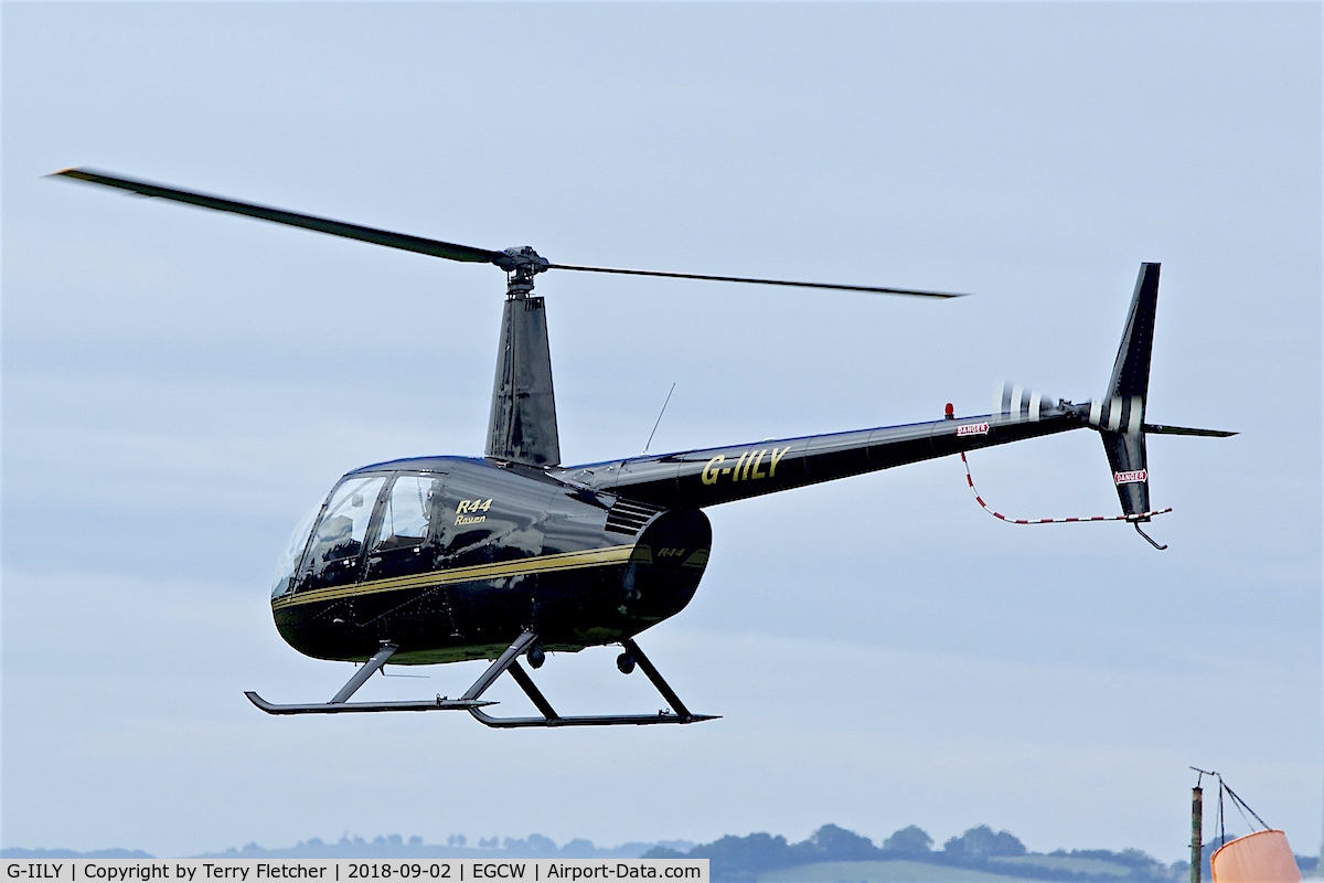 G-IILY, 2000 Robinson R44 Raven C/N 0960, At Mid-Wales Airport , Welshpool