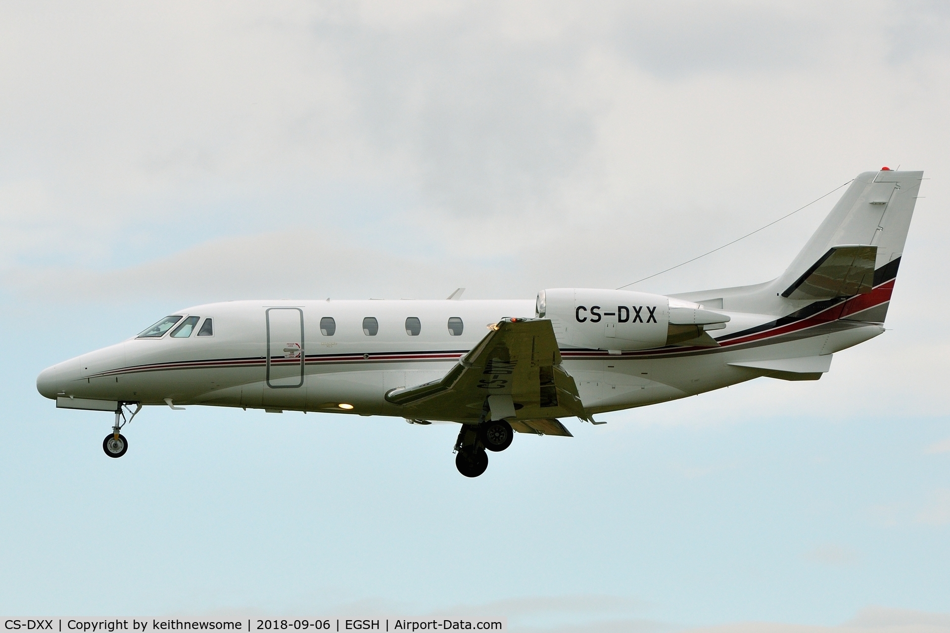 CS-DXX, 2008 Cessna 560XL Citation XLS C/N 560-5789, Regular visitor with later colour scheme.