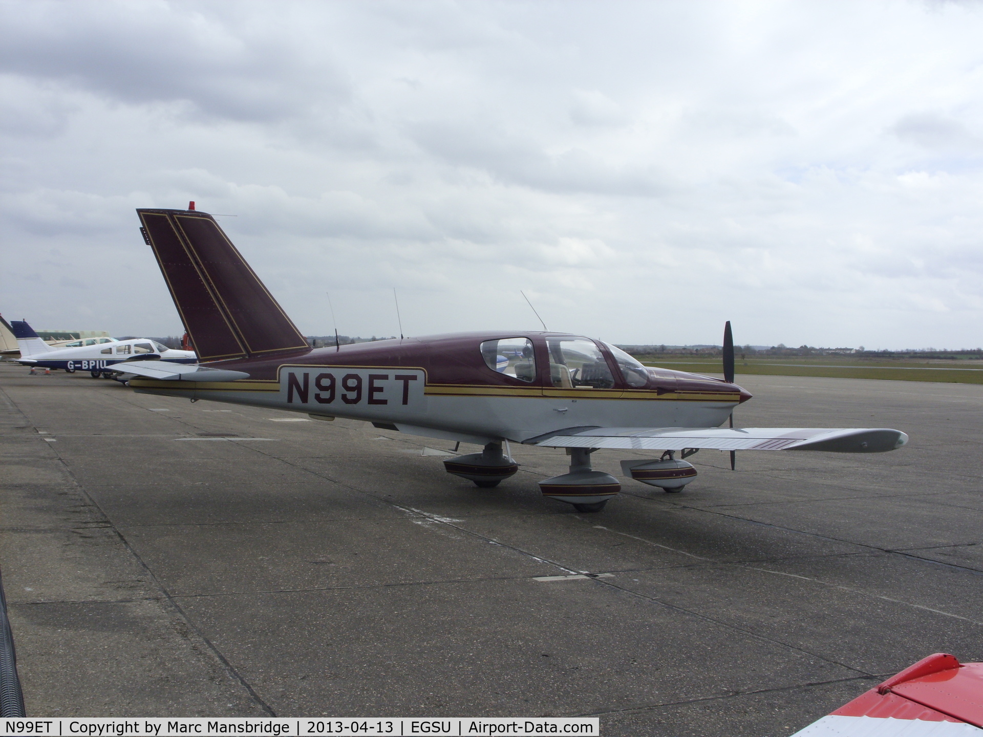 N99ET, 1981 Socata TB-10 Tobago C/N 226, Parked at Duxford airfield EGSU