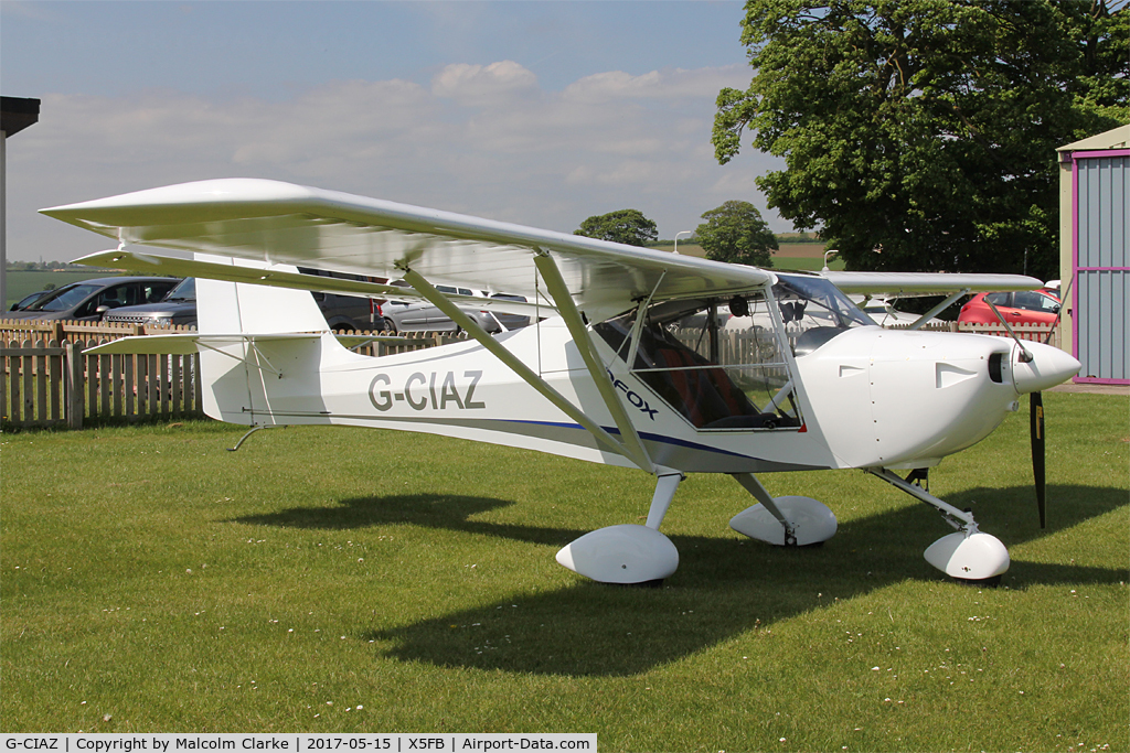 G-CIAZ, 2013 Aeropro Eurofox 912(1) C/N BMAA/HB/631, Aeropro Eurofox 912(1) at Fishburn Airfield, UK. May 15th 2017.