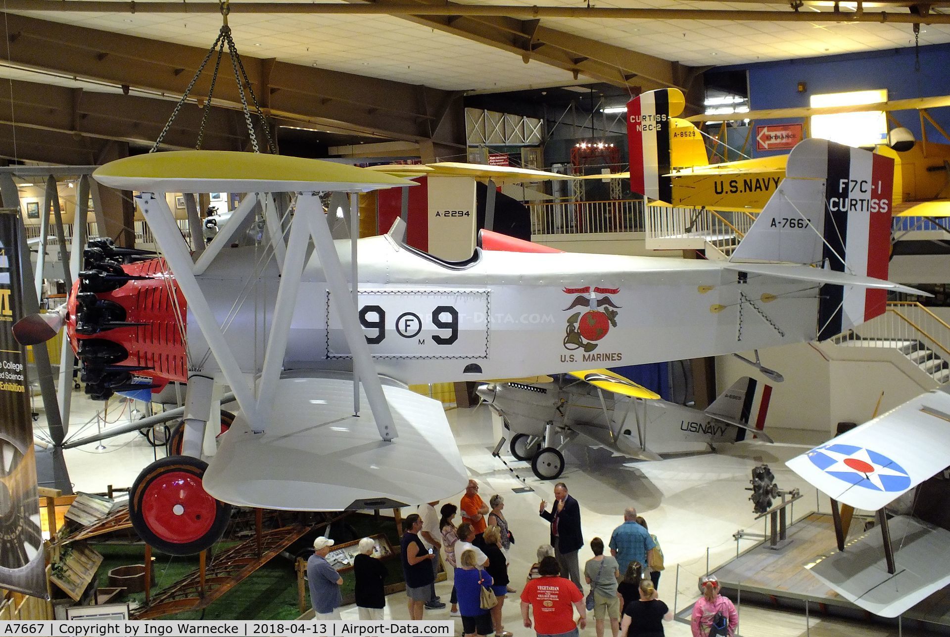 A7667, 1928 Curtiss F7C-1 C/N Not found A-7667, Curtiss F7C-1 Seahawk at the NMNA, Pensacola