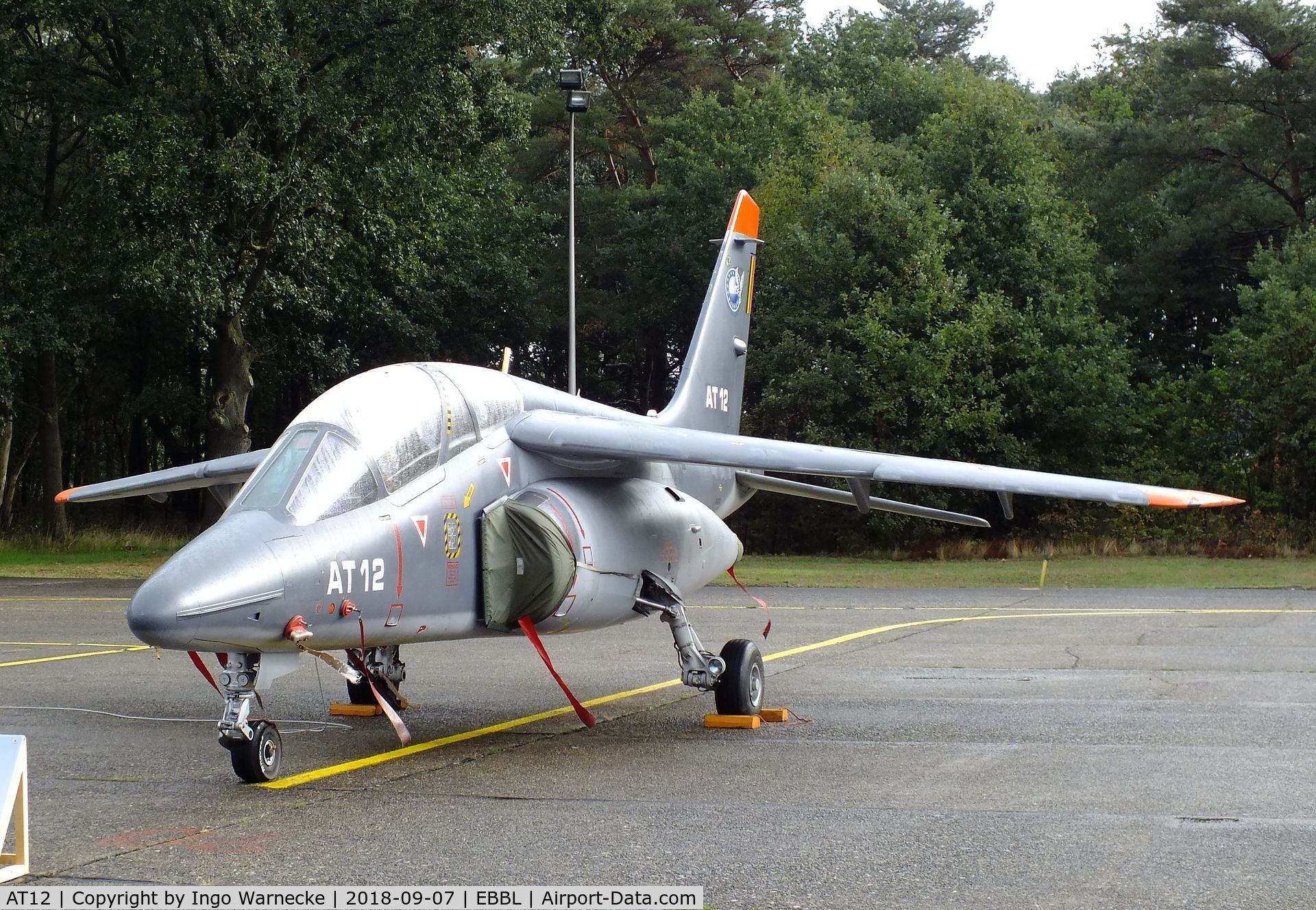 AT12, Dassault-Dornier Alpha Jet 1B C/N B12/1036, Dassault-Breguet/Dornier Alpha Jet 1B of the FAeB at the 2018 BAFD spotters day, Kleine Brogel airbase