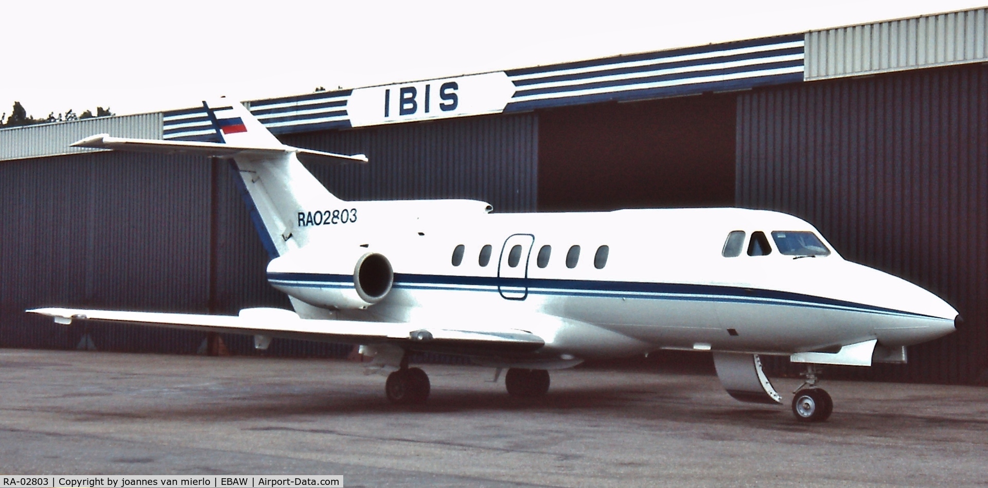 RA-02803, 1981 British Aerospace HS.125 Series 700B C/N 257139, EBAW '80s