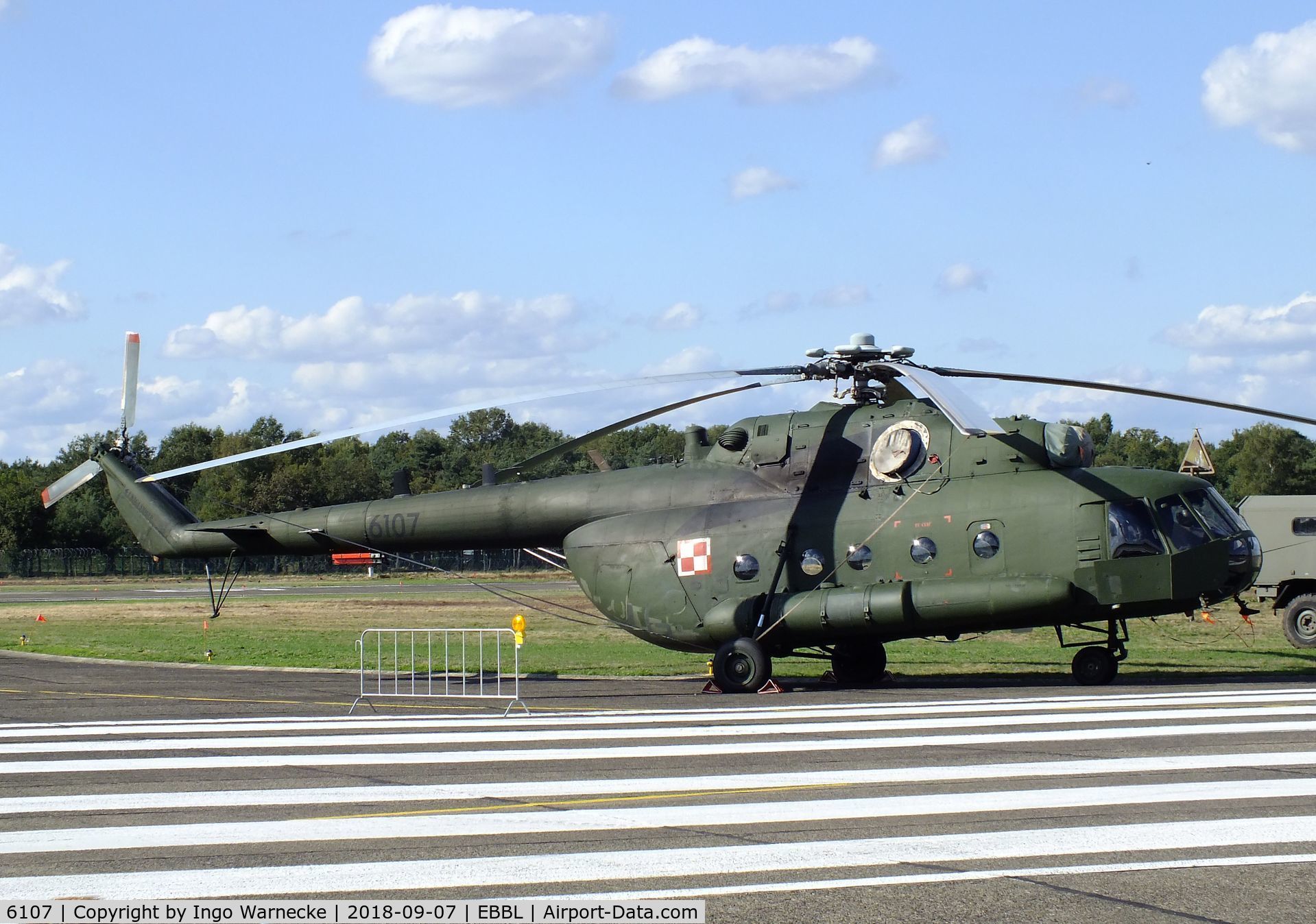 6107, Mil Mi-17-1V C/N 93289, Mil Mi-17-1V HIP of the Polish Army Aviation at the 2018 BAFD spotters day, Kleine Brogel airbase