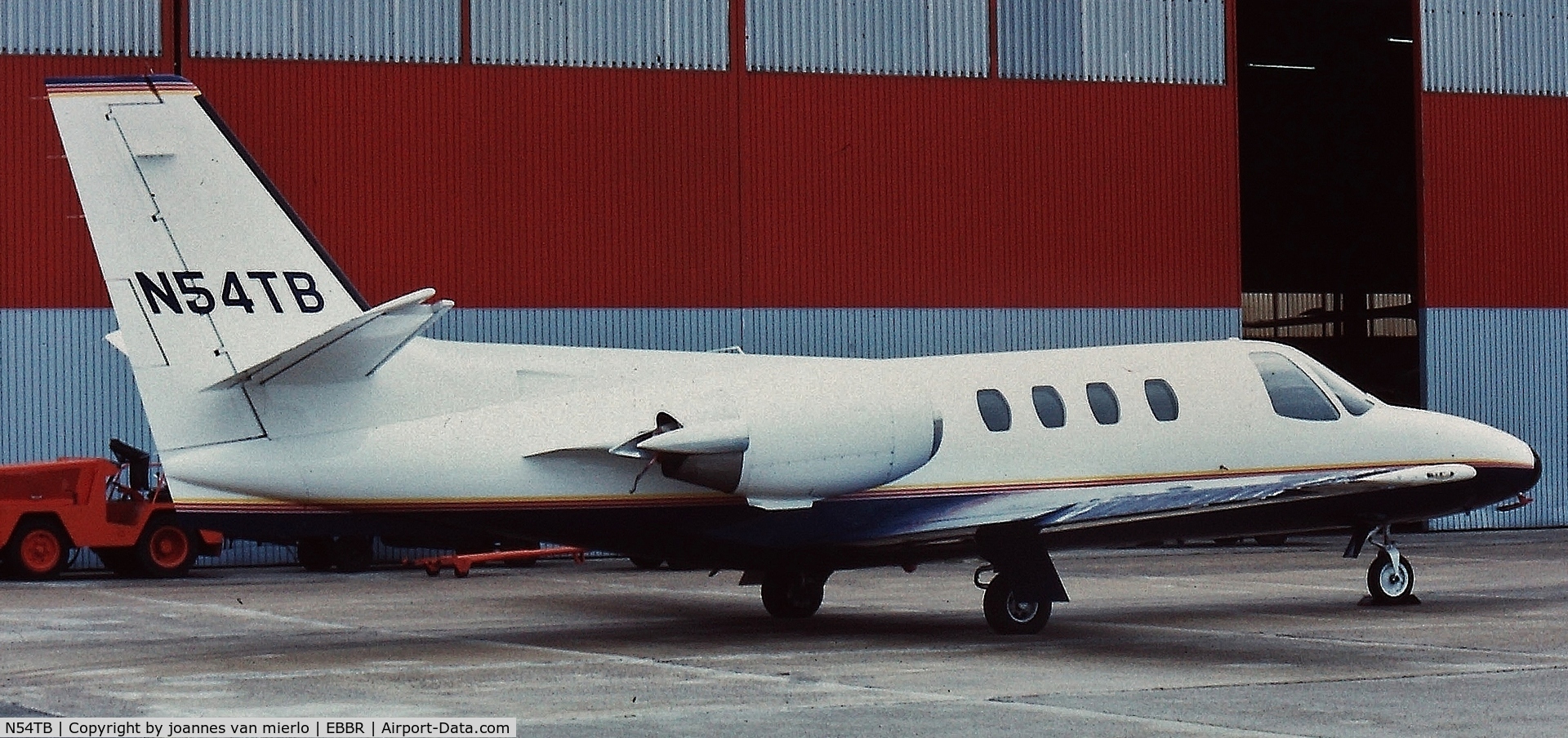 N54TB, 1979 Cessna 501 Citation I/SP C/N 501-0107, Owned and flown by Thierry Boutsen, Belgian F1-racer