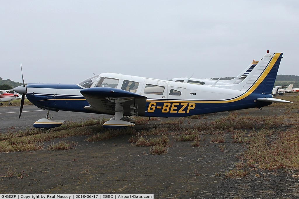 G-BEZP, 1977 Piper PA-32-300 Cherokee Six Cherokee Six C/N 32-7740087, Project Propeller Day. Ex:-N38572.