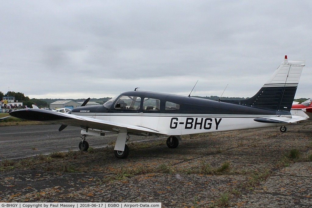 G-BHGY, 1973 Piper PA-28R-200-2 Cherokee Arrow II C/N 28R-7435086, Project Propeller Day. Ex:-PH-NSL,N57365.
