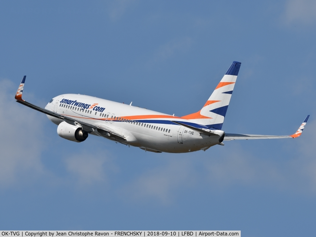 OK-TVG, 2007 Boeing 737-8Q8 C/N 30719, QS4403 to Clermont-Ferrand (CFE)