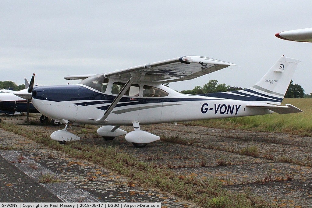 G-VONY, 2006 Cessna T182T Turbo Skylane C/N T18208662, Project Propeller Day. Ex:-PH-MIK.