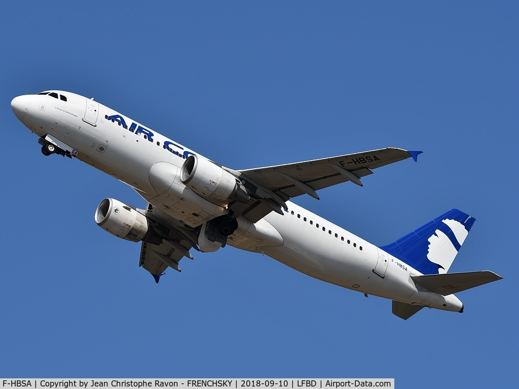 F-HBSA, 2009 Airbus A320-216 C/N 3882, XK795 to Ajaccio (AJA)