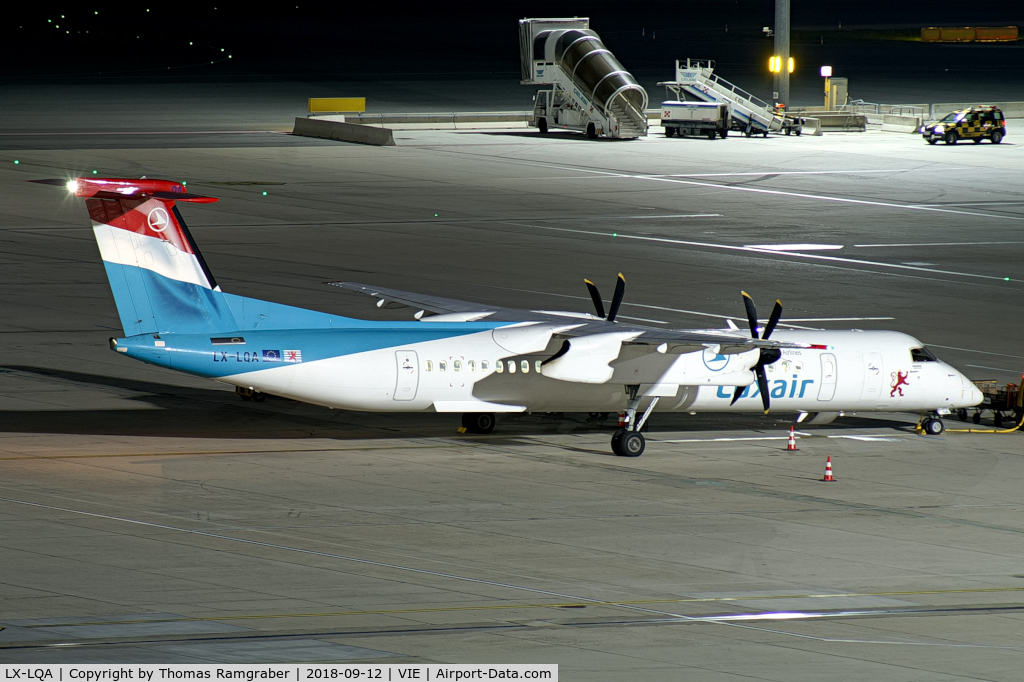 LX-LQA, 2014 De Havilland Canada DHC-8-402 Dash 8 C/N 4468, Luxair DHC 8-400
