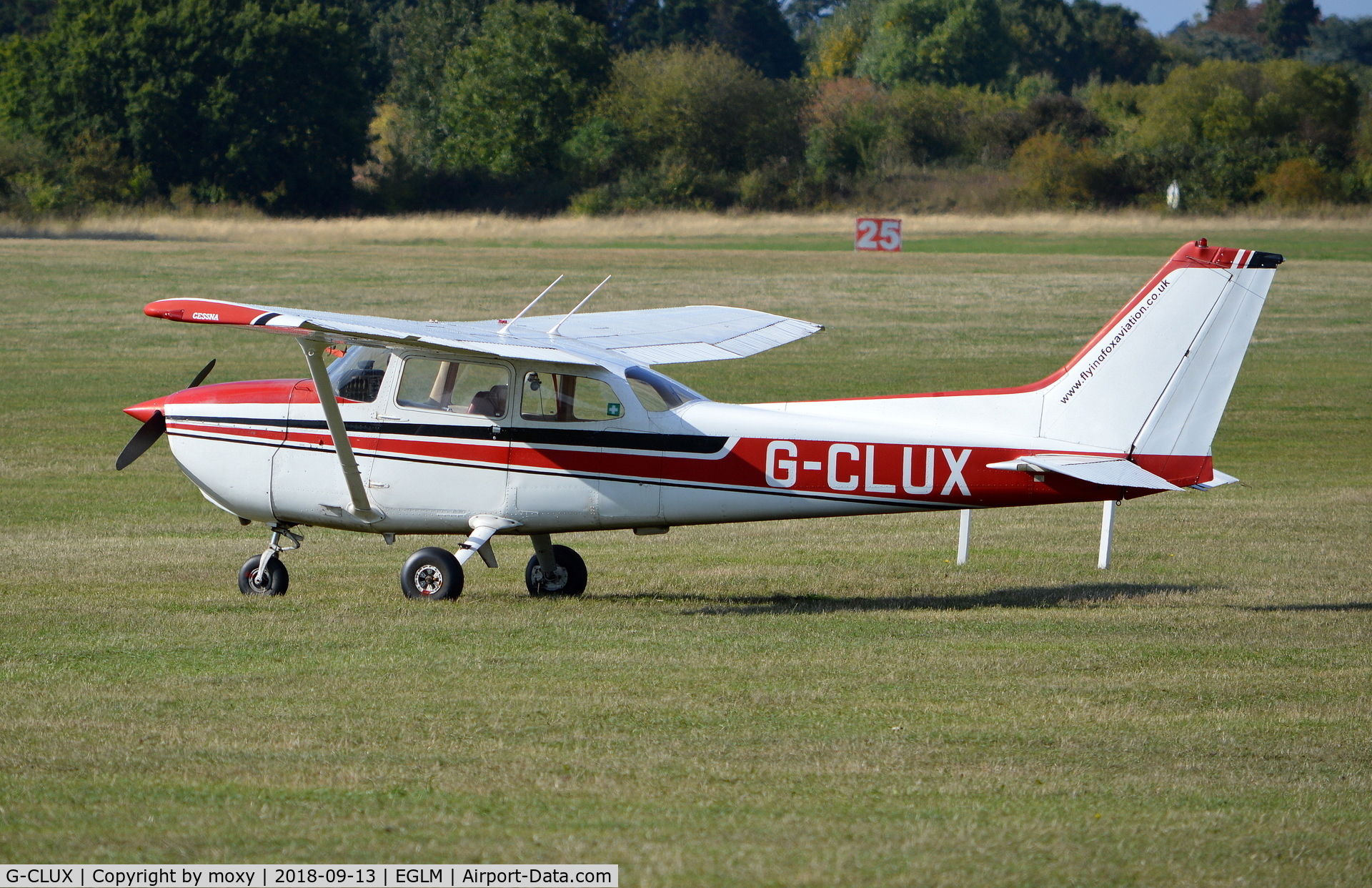 G-CLUX, 1980 Reims F172N Skyhawk C/N 1996, Reims Cessna F172N Skyhawk at White Waltham. Ex PH-AYG