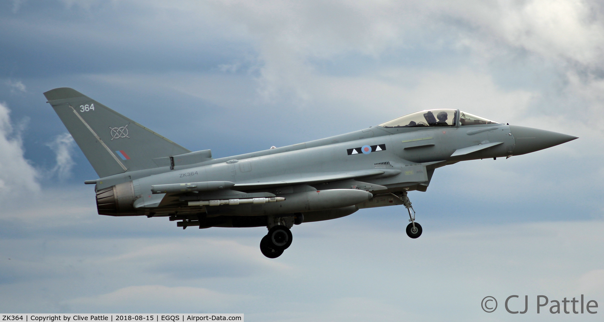 ZK364, 2014 Eurofighter EF-2000 Typhoon FGR.4 C/N BS125/449, At Lossiemouth