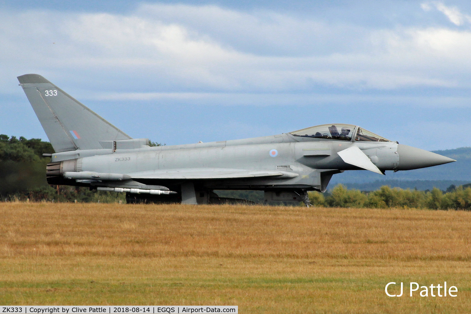 ZK333, 2012 Eurofighter EF-2000 Typhoon FGR4 C/N BS094, Lossiemouth action