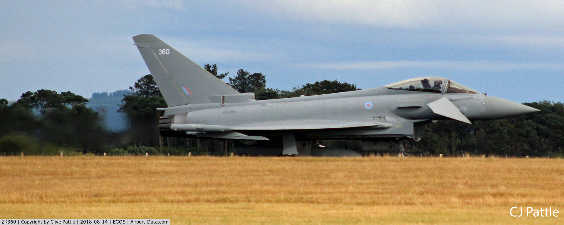 ZK360, 2014 Eurofighter EF-2000 Typhoon FGR.4 C/N BS121/434, Taxy at Lossiemouth