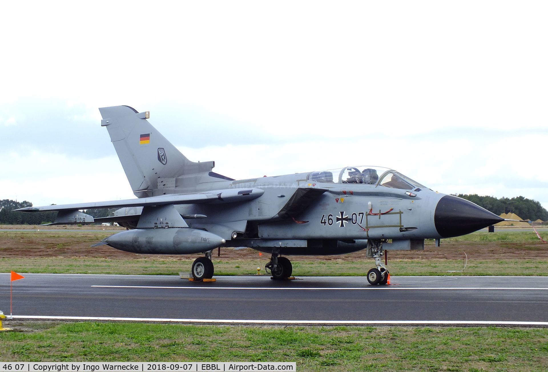 46 07, Panavia Tornado IDS(T) C/N 759/GT065/4307, Panavia Tornado IDS of the Luftwaffe (German Air Force) at the 2018 BAFD spotters day, Kleine Brogel airbase
