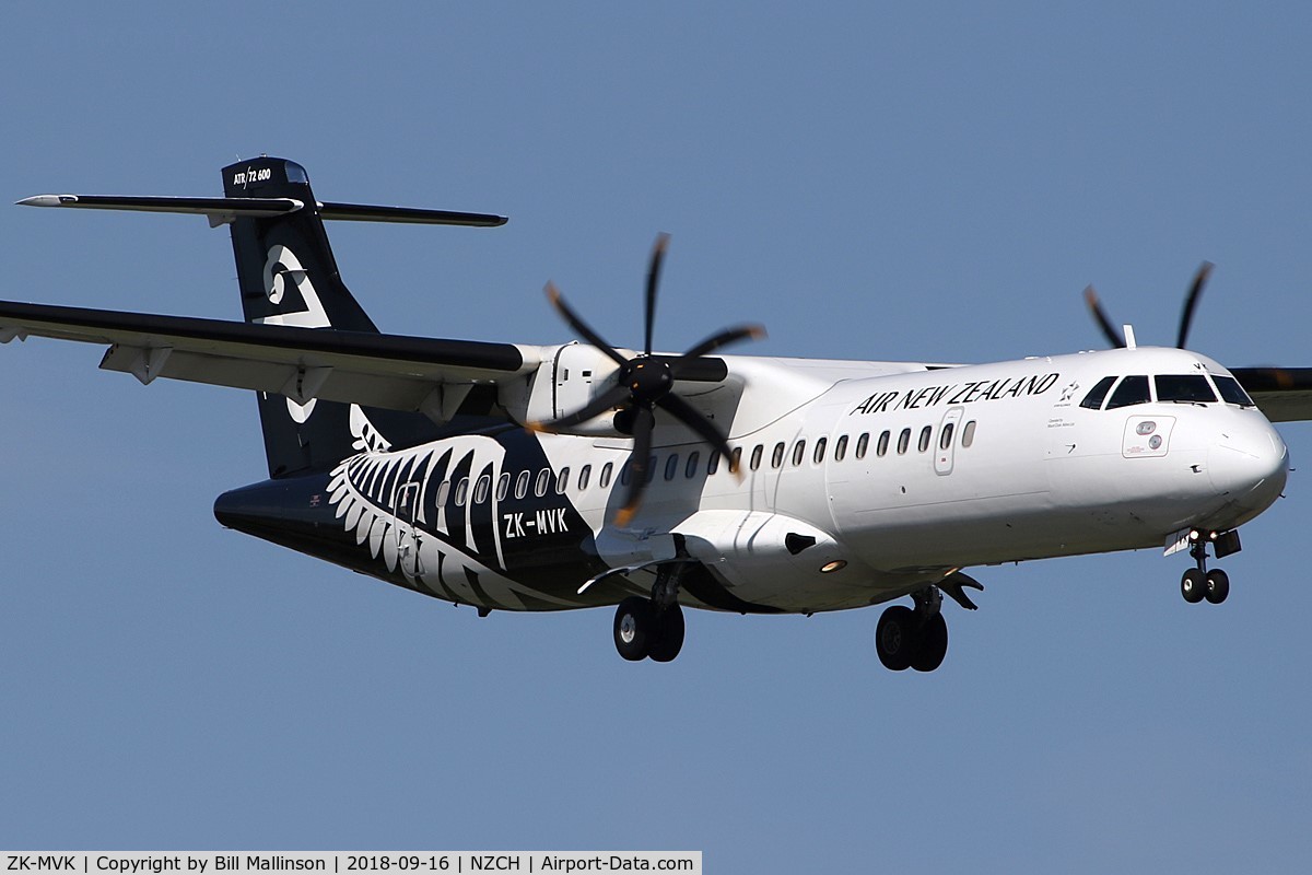 ZK-MVK, 2016 ATR 72-600 (72-212A) C/N 1330, NZ5773 from NPE