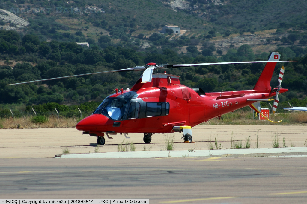 HB-ZCQ, 2000 Agusta A-109E Power C/N 11093, Parked