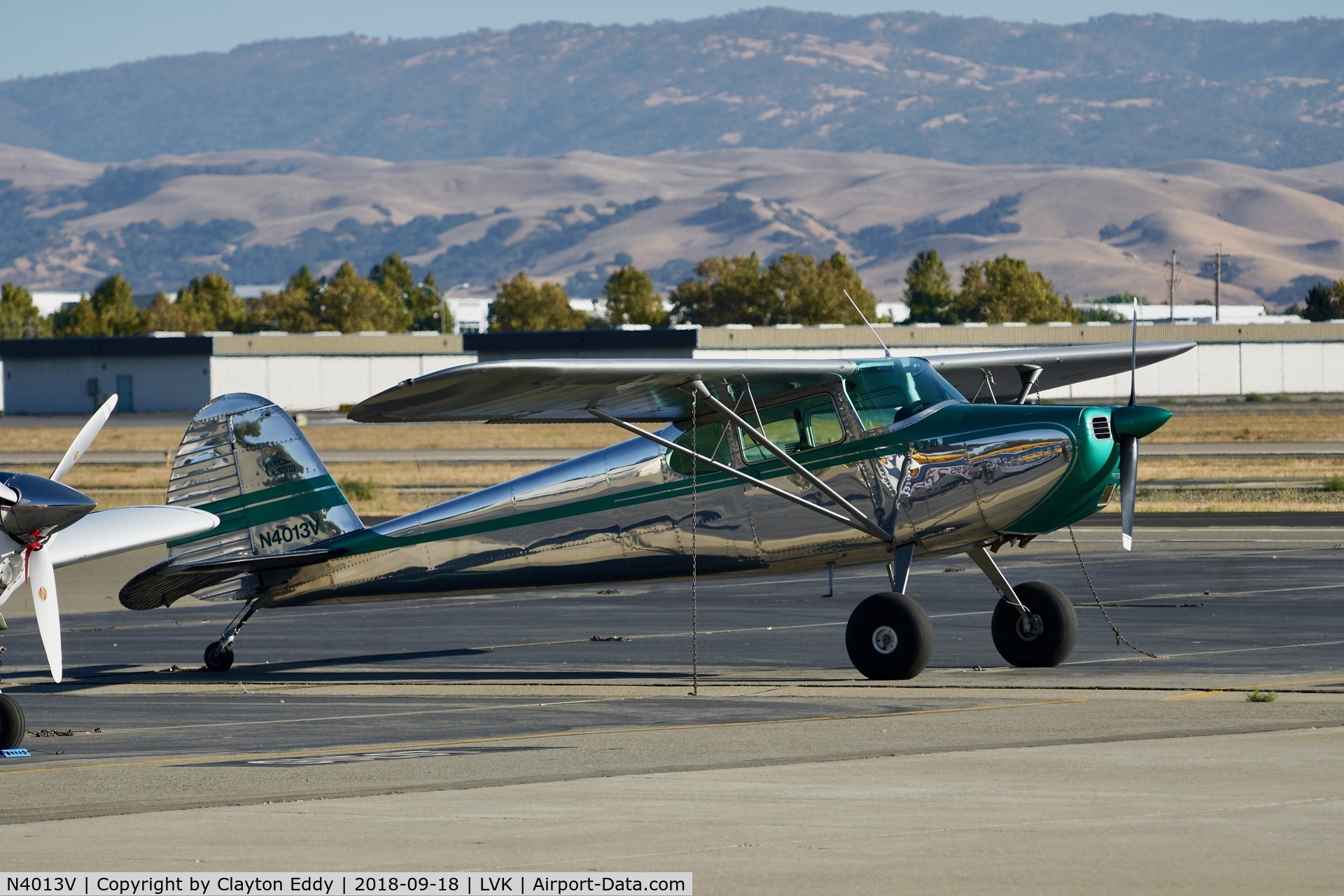 N4013V, 1948 Cessna 170 C/N 18332, Livermore Airport California 2018.
