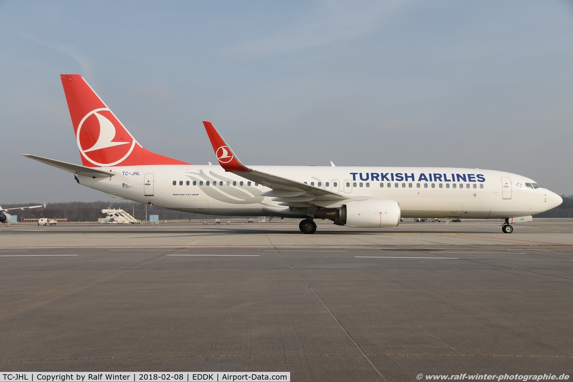 TC-JHL, 2011 Boeing 737-8F2 C/N 40976, Boeing 737-8F2(W) - TK THY Turkish Airlines 'Ünye' - 40976 - TC-JHL - 08.02.2018 - CGN