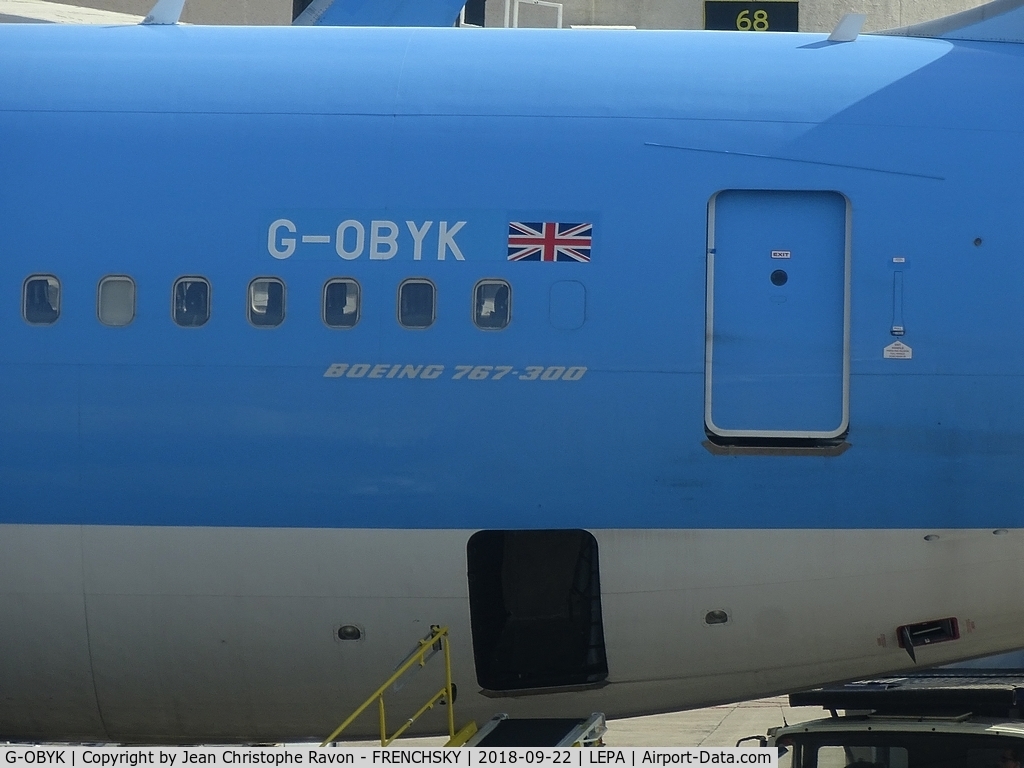 G-OBYK, 1999 Boeing 767-38A C/N 29617, TUI Airways, terminal C