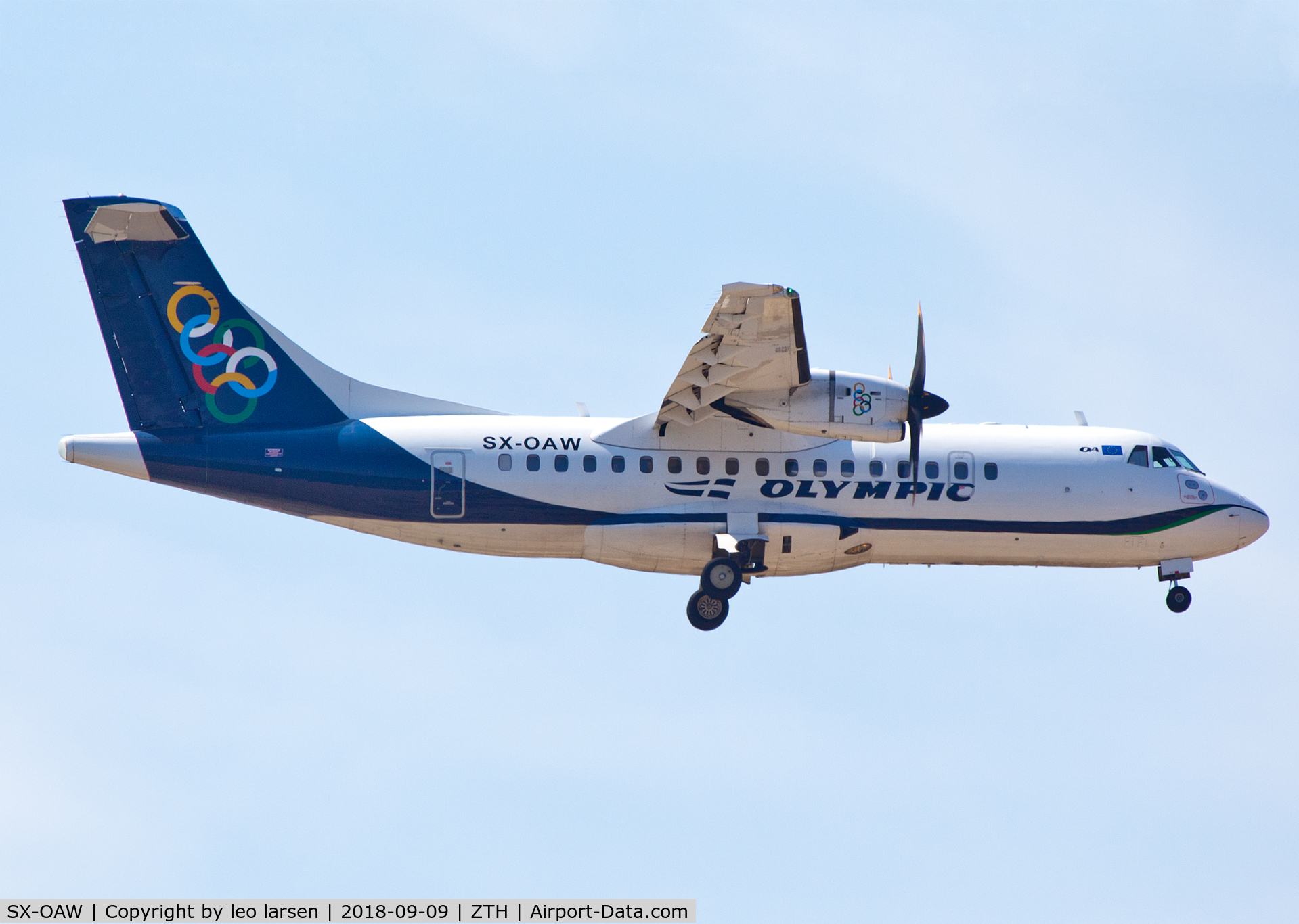 SX-OAW, 2014 ATR 42-600 C/N 1011, Zakynthos 9.9.2018