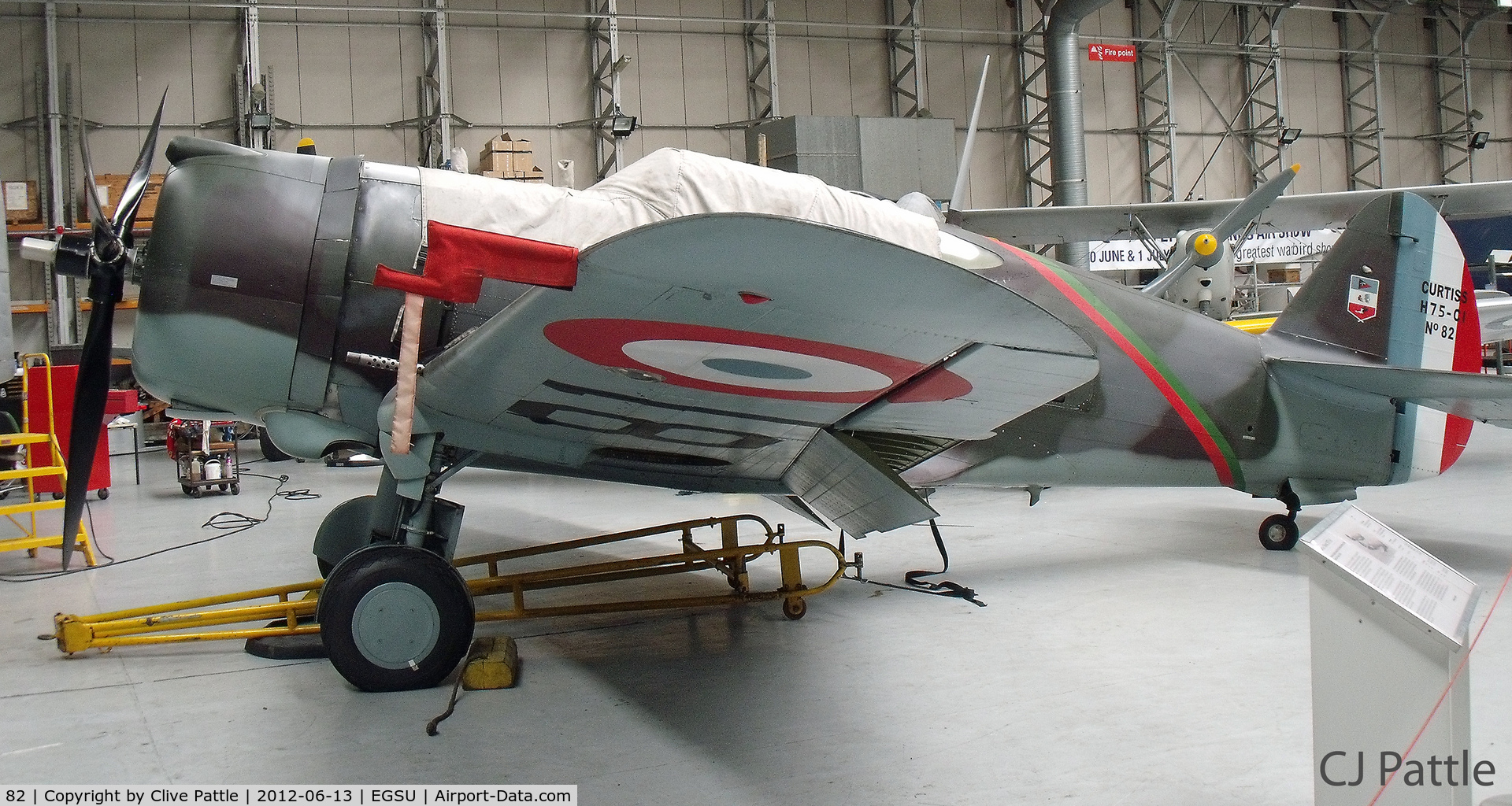82, 1939 Curtiss H-75A-1 C/N 12881, G-CCVH - On display with 'The Fighter Collection' at IWM Duxford