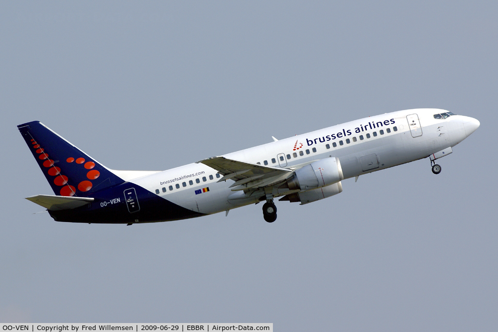 OO-VEN, 1998 Boeing 737-36N C/N 28586, BRUSSELS