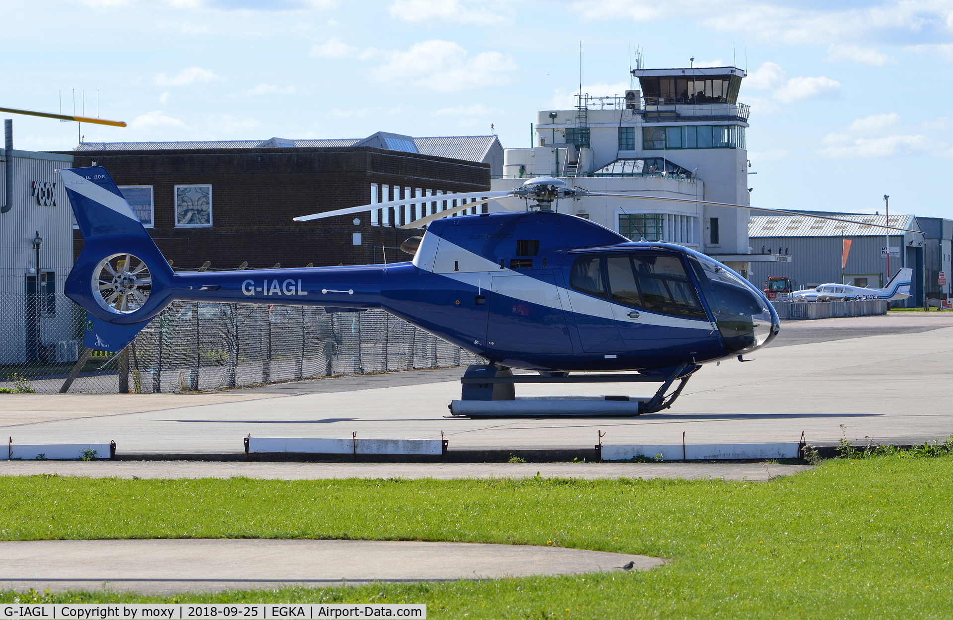 G-IAGL, 2008 Eurocopter EC-120B Colibri C/N 1565, Eurocopter EC-120B Colibri at Shoreham. Ex SX-HVR